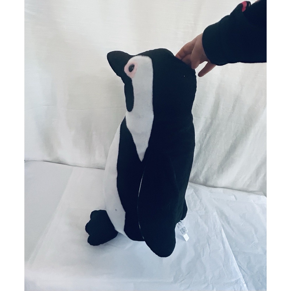 Fiesta Large Spotted African Penguin Stuffed Animal Nature Themed Stuffie Doll - Picture 6 of 7